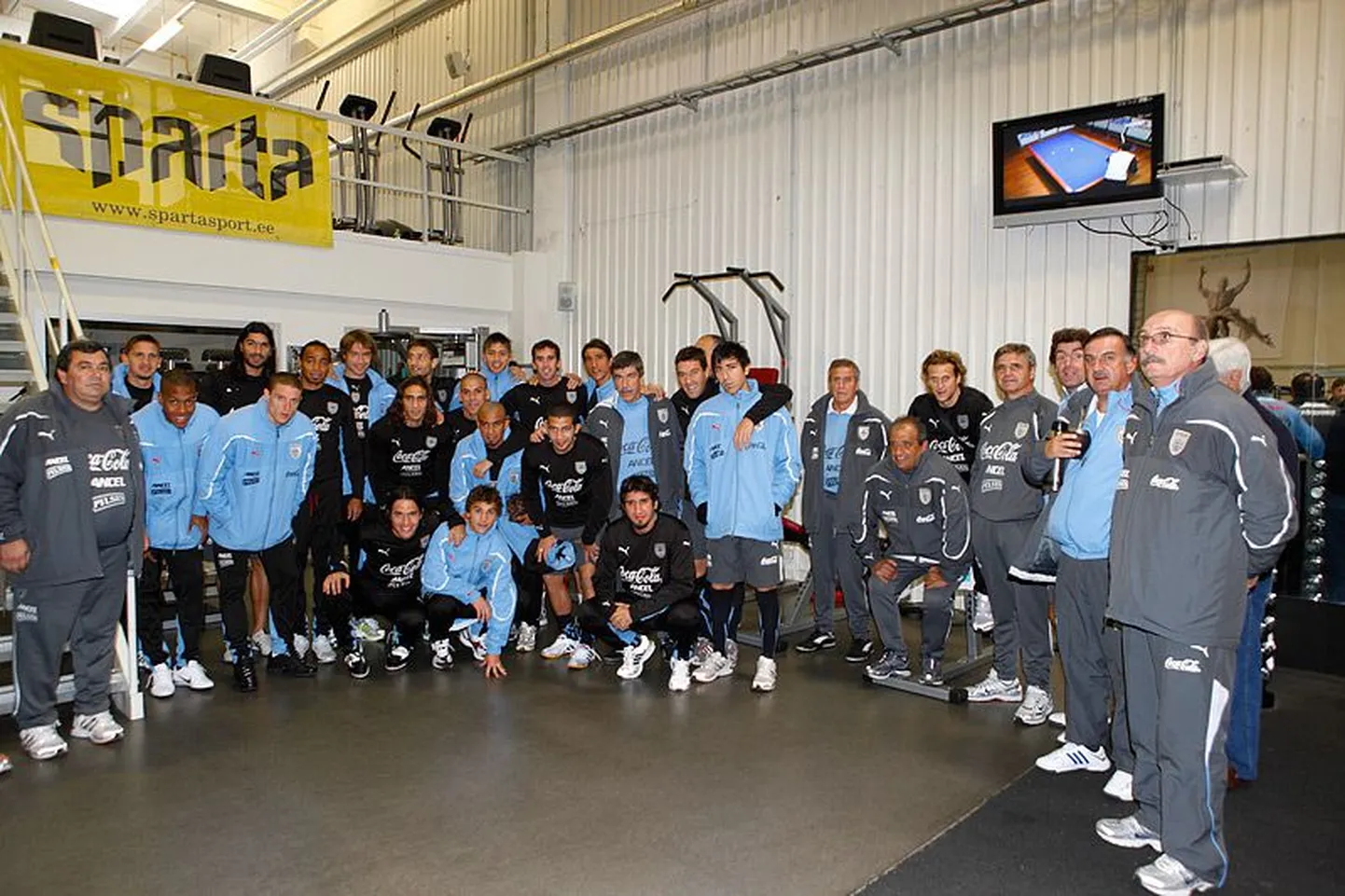 Uruguay jalgpallikoondis Sparta spordiklubis.