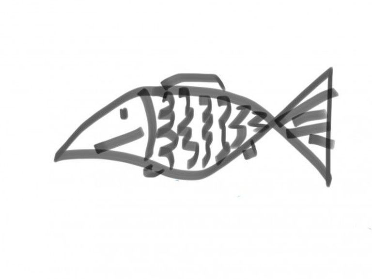 Эскиз "Рыба", автор Марко Саар