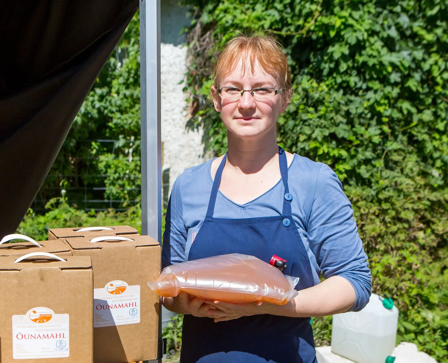 Mahlavalmistaja Kristiina Õun.
