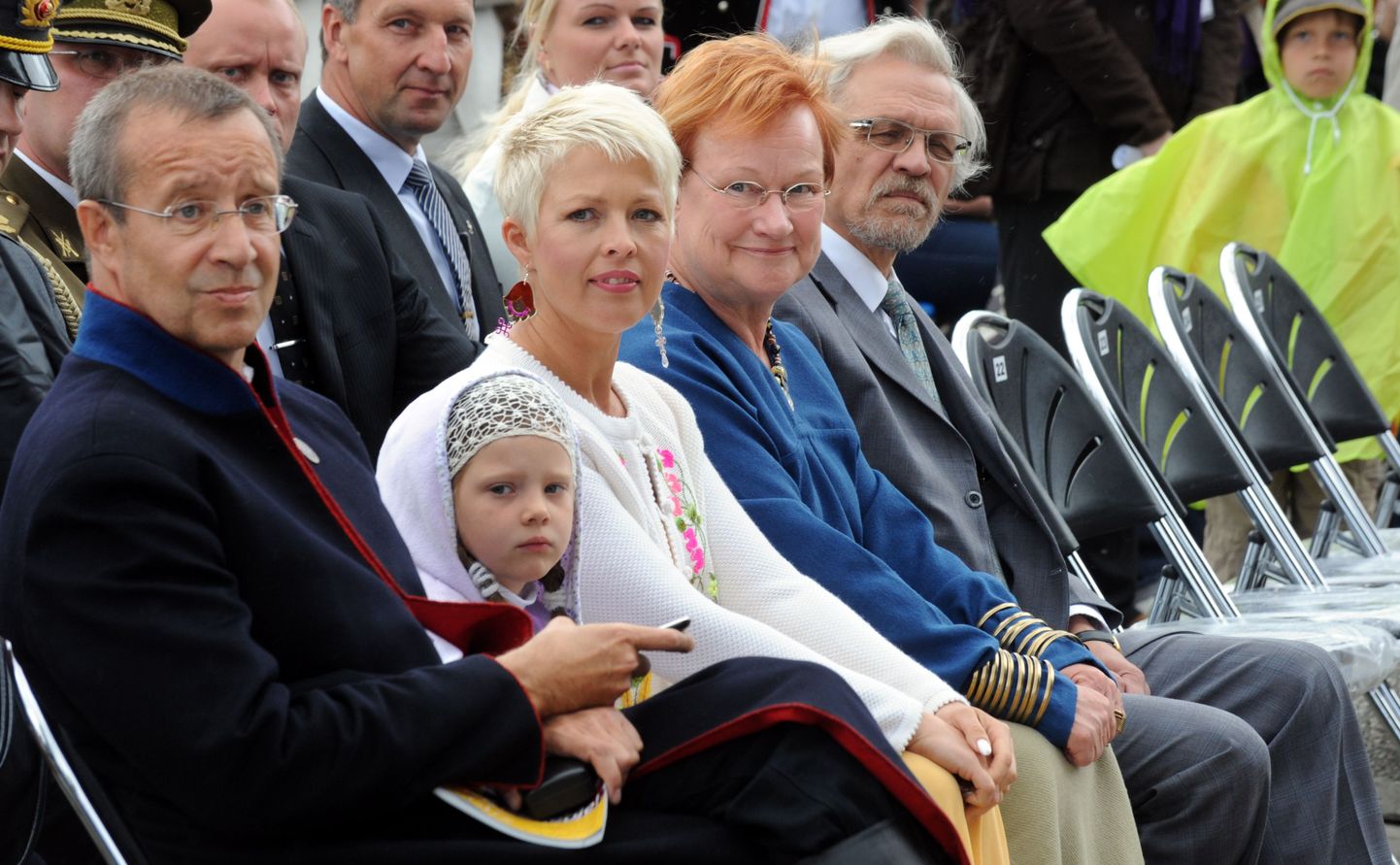 Eesti ja Soome presidendipaarid mullu Tallinnas laulupeol