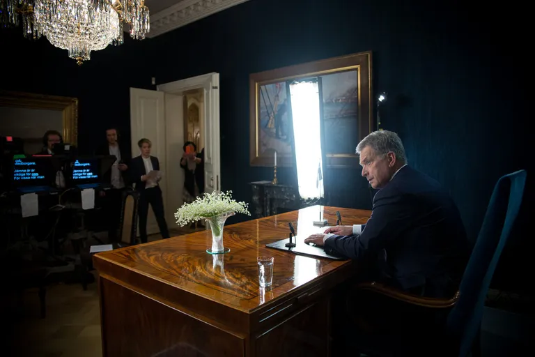 President uuaastakõne pidamas, 2017
