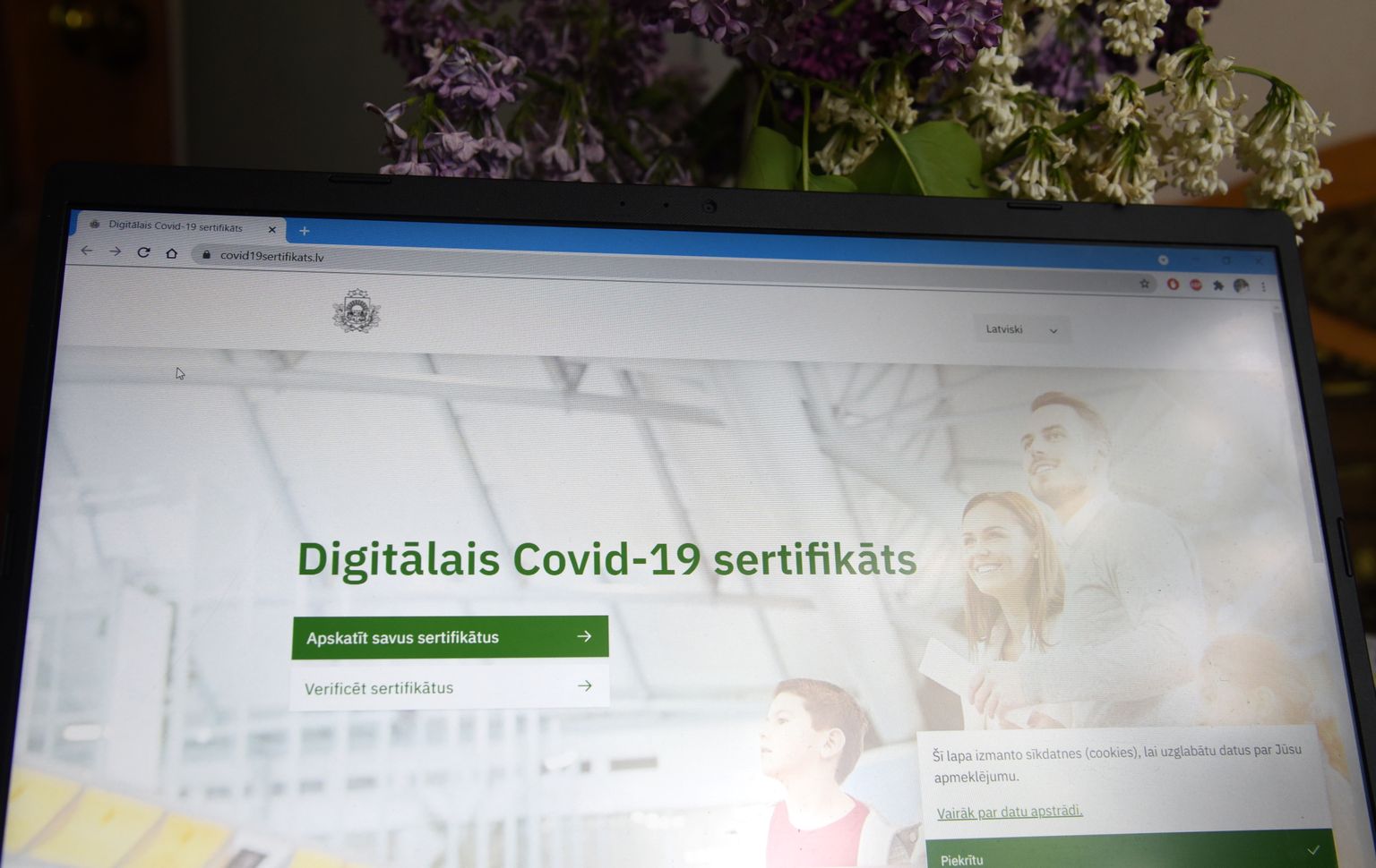 Nacionālā mēroga digitālais vakcinācijas pret Covid-19 sertifikāts, ar kuru iedzīvotāji var apliecināt vakcinācijas faktu.