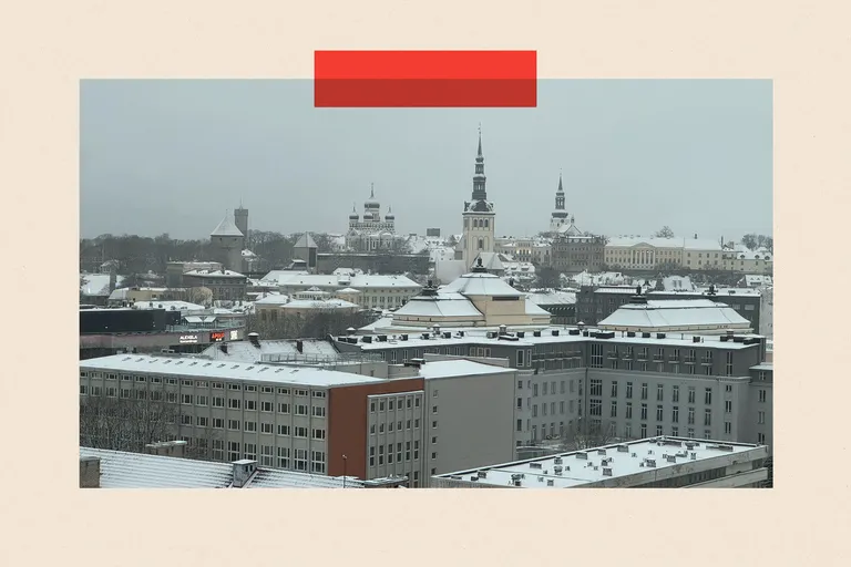 Таллин под снегом
