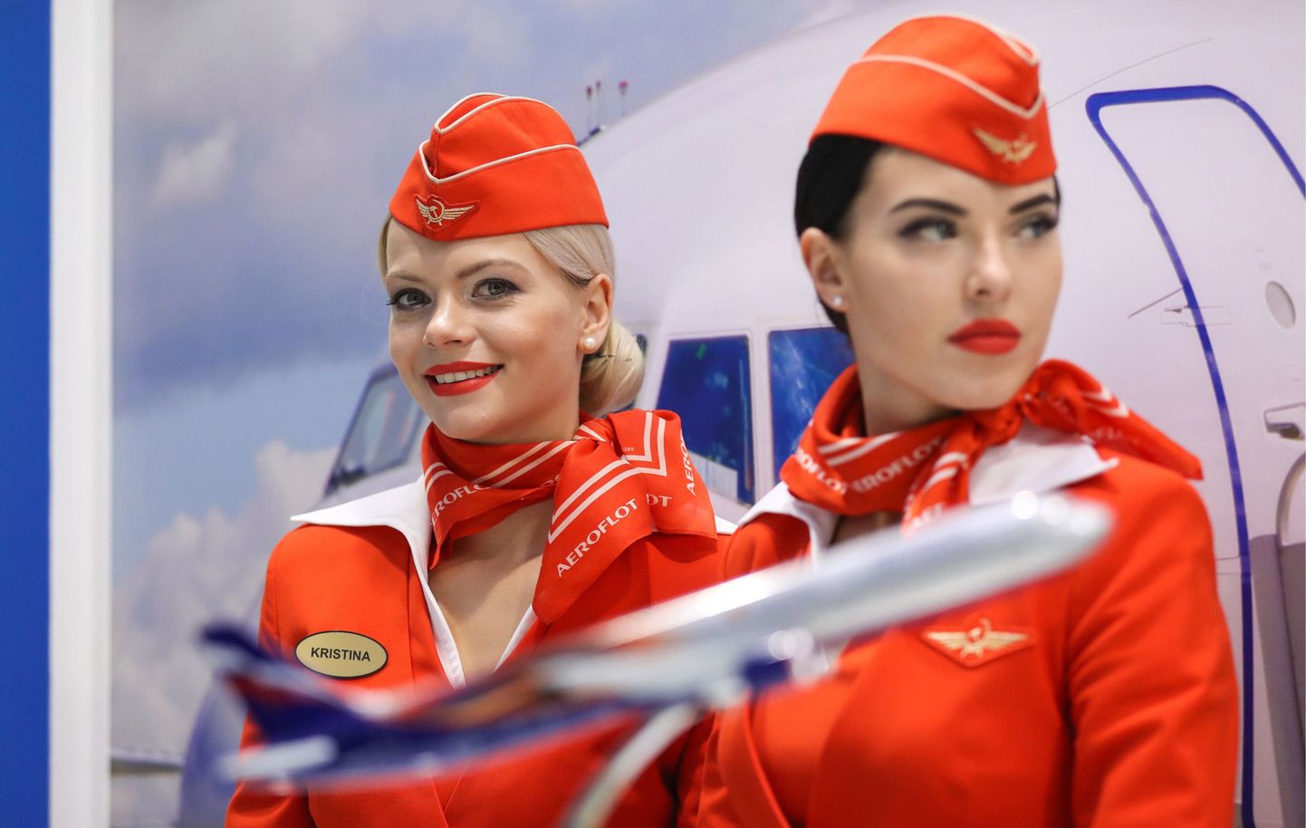 Aerofloti stjuardessid. Pilt on illustratiivne.