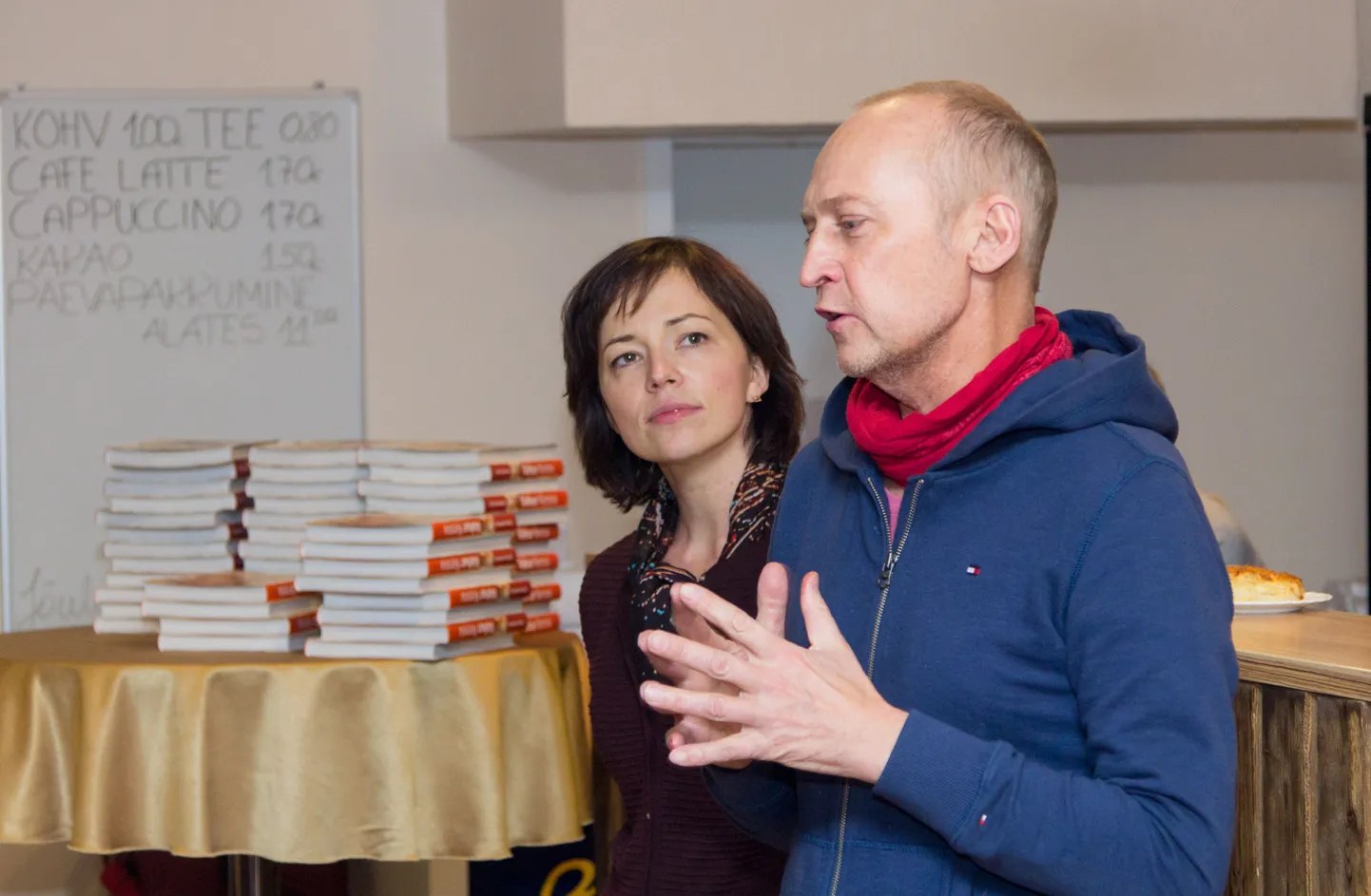 Liina ja Vahur Kersna Valga Säde kohvikus