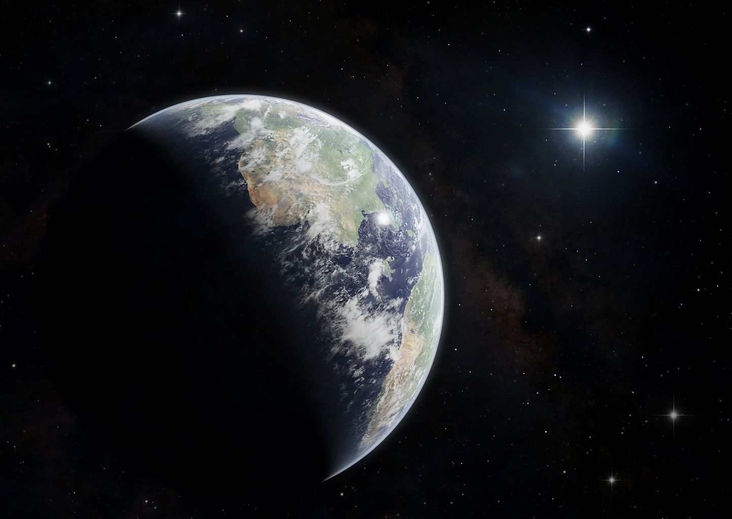 Pildil on kujutatud Supernoova plahvatust, mis võib mõjutada lähedal olevat Maa sarnast planeeti.