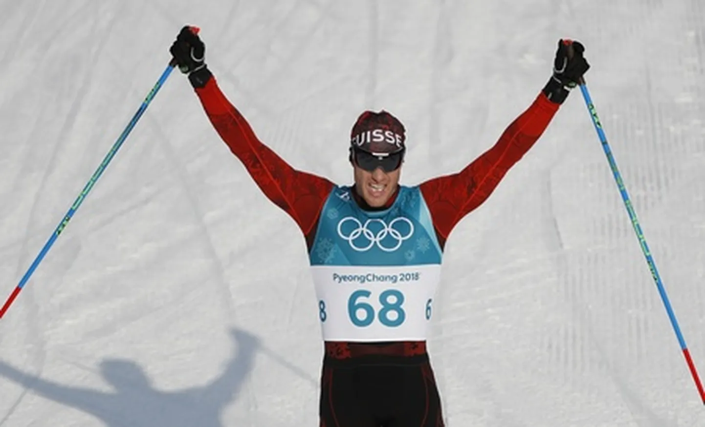 Neljakordne olümpiavõitja Dario Cologna.