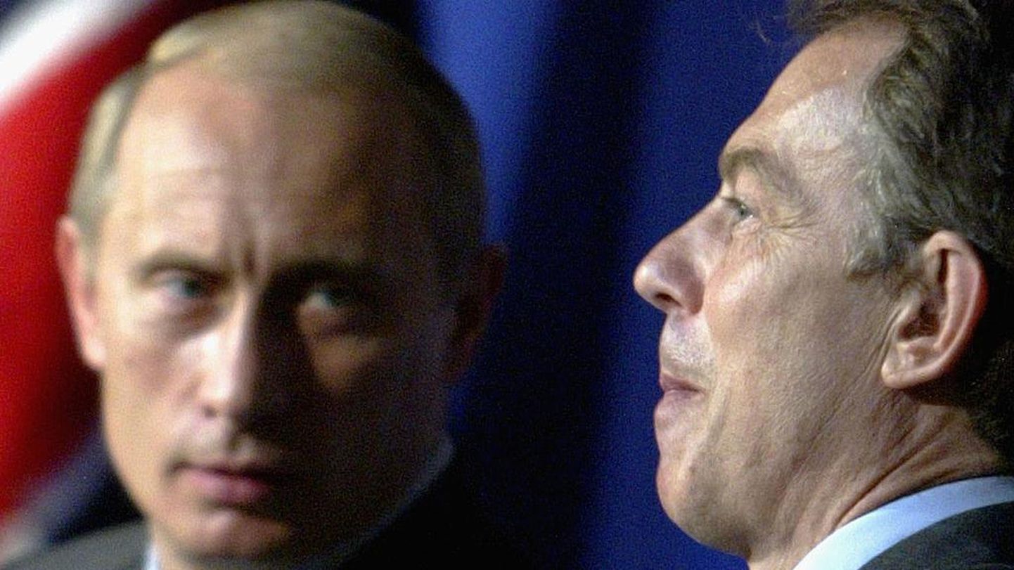 Тони Блэр и Владимир Путин в 2003 году. Блэр был не одинок в своей симпатии к президенту России. Так же к нему поначалу относились и Джордж Буш, и Ангела Меркель, не говоря уже о Герхарде Шредере