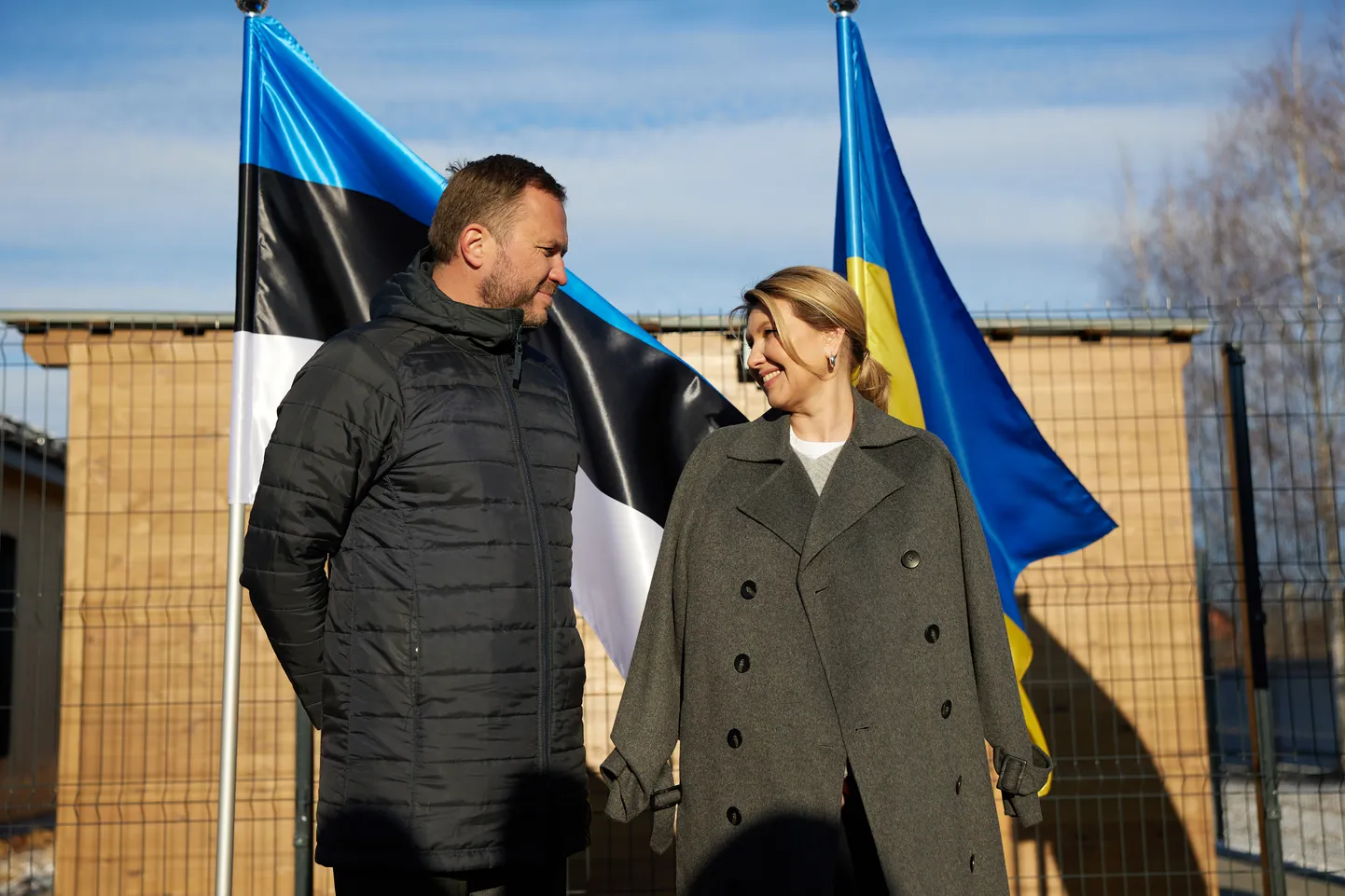 Olena Zelenska, the first lady of Ukraine, also attended the opening.