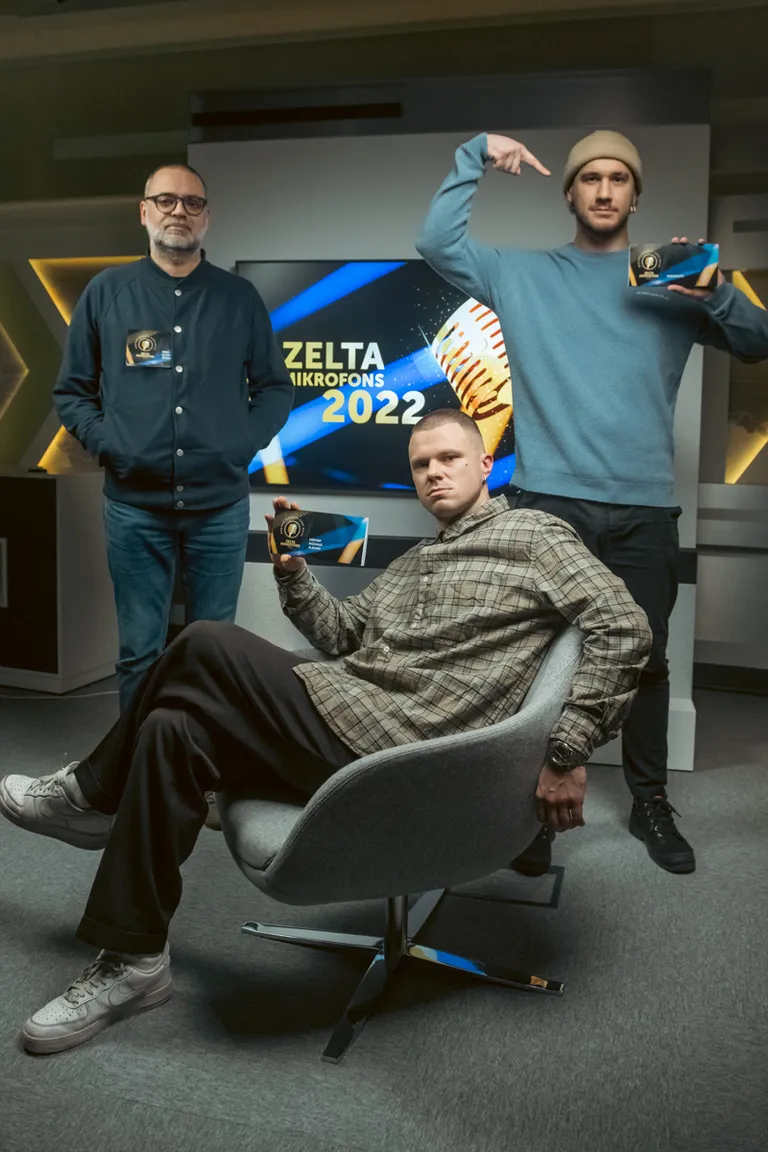 "Zelta mikrofona" izziņošana TVNET studijā