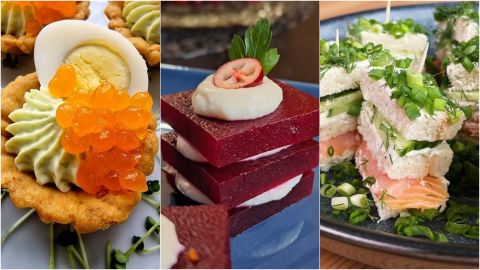 Neliela izmēra uzkodas skaistiem svētkiem