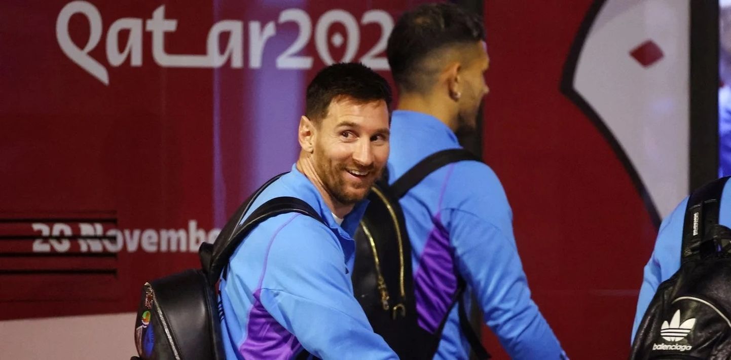 Argentina koondis eesotsas Lionel Messiga jõudis MMi mängupaika neljapäeval.