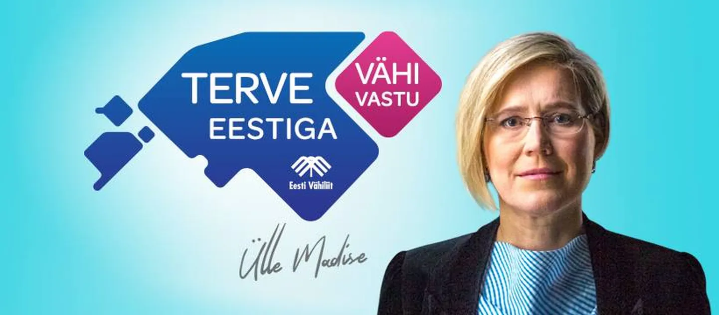 Kampaania «Terve Eestiga vähi vastu» logo.