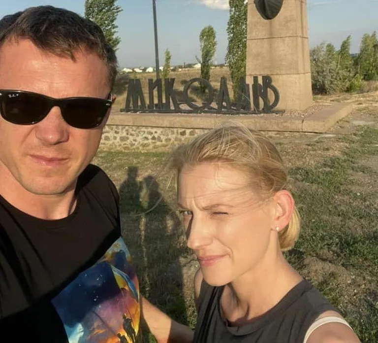 All For Victory juht Hennadi Vaskiv ja Slava Ukraini juht Johanna-Maria Lehtme 2022. aastal.