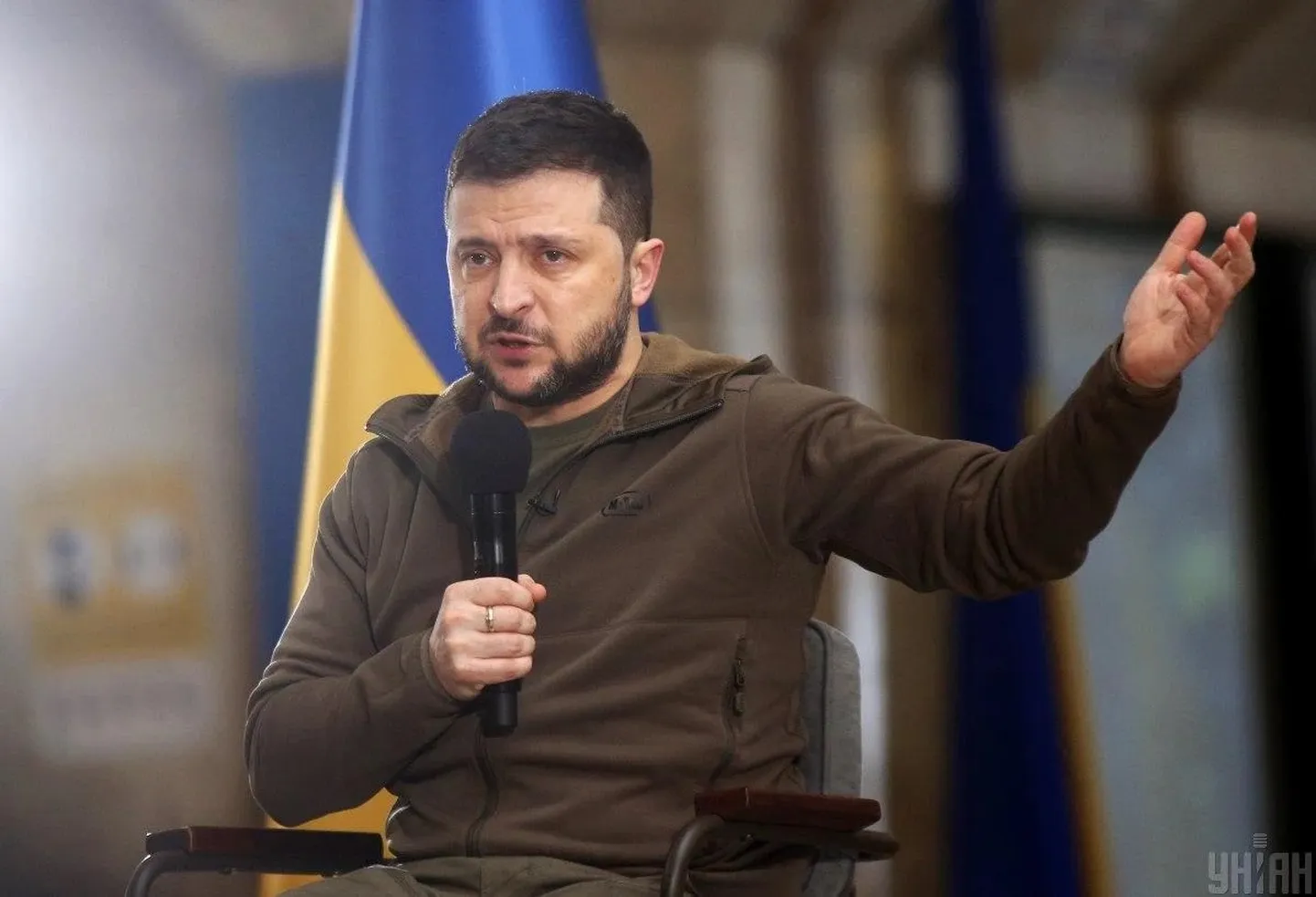 Ukraina president Volodõmõr Zelenskõi.