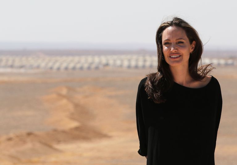 Angelina Jolie Jordaanias süürlaste põgenikelaagris