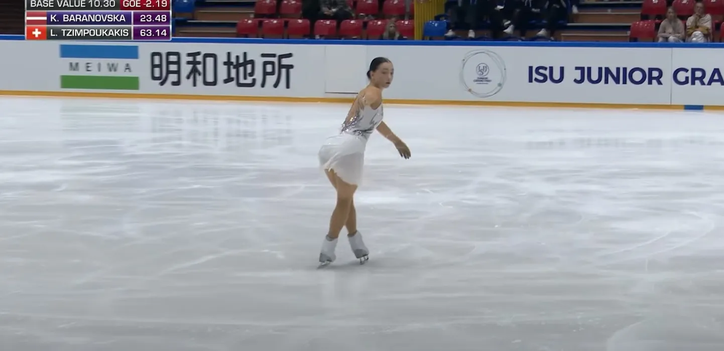 Latvijas sportiste Kira Baranovska