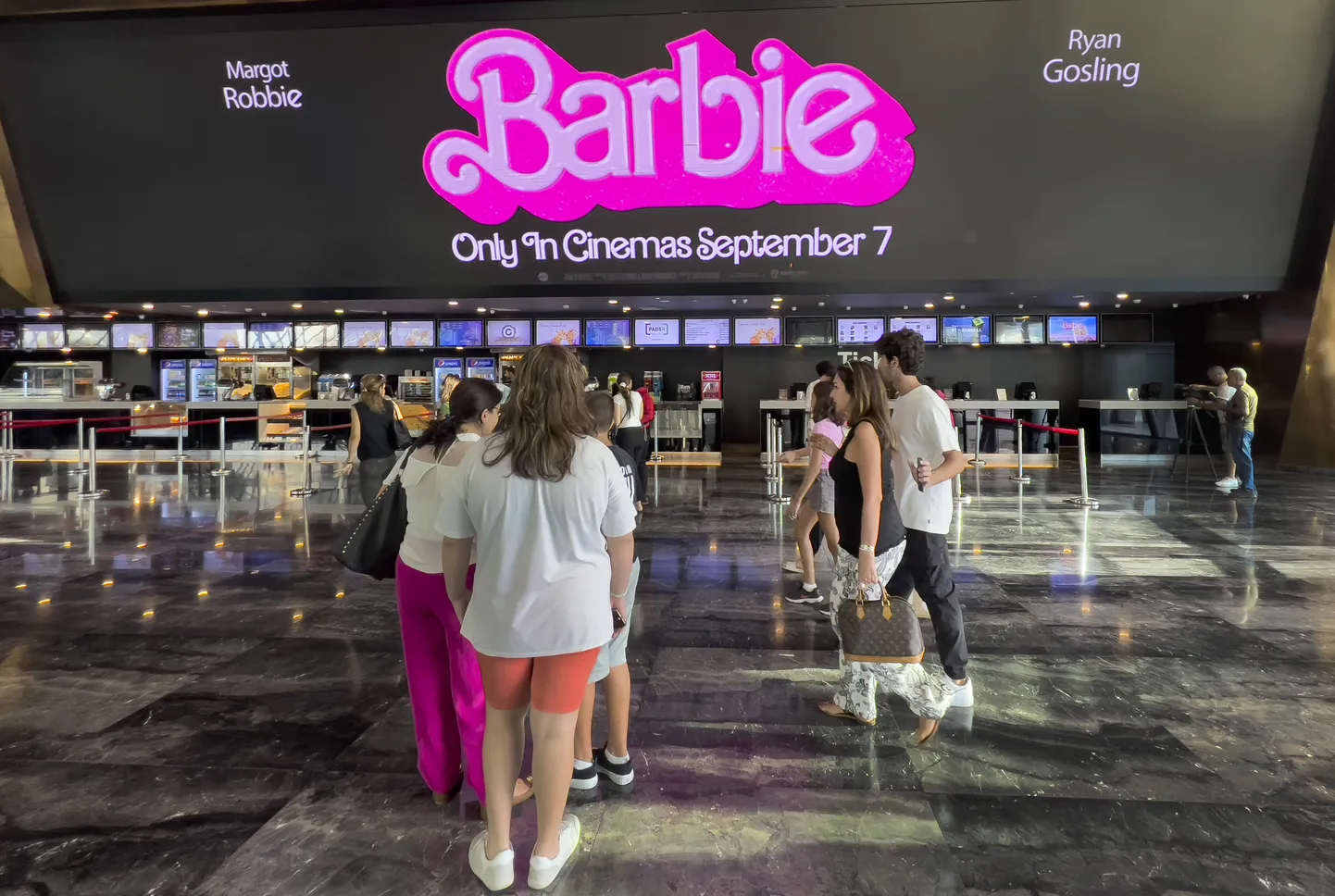 Barbie film Liibanoni kinos. Pilt on illustratiivne.