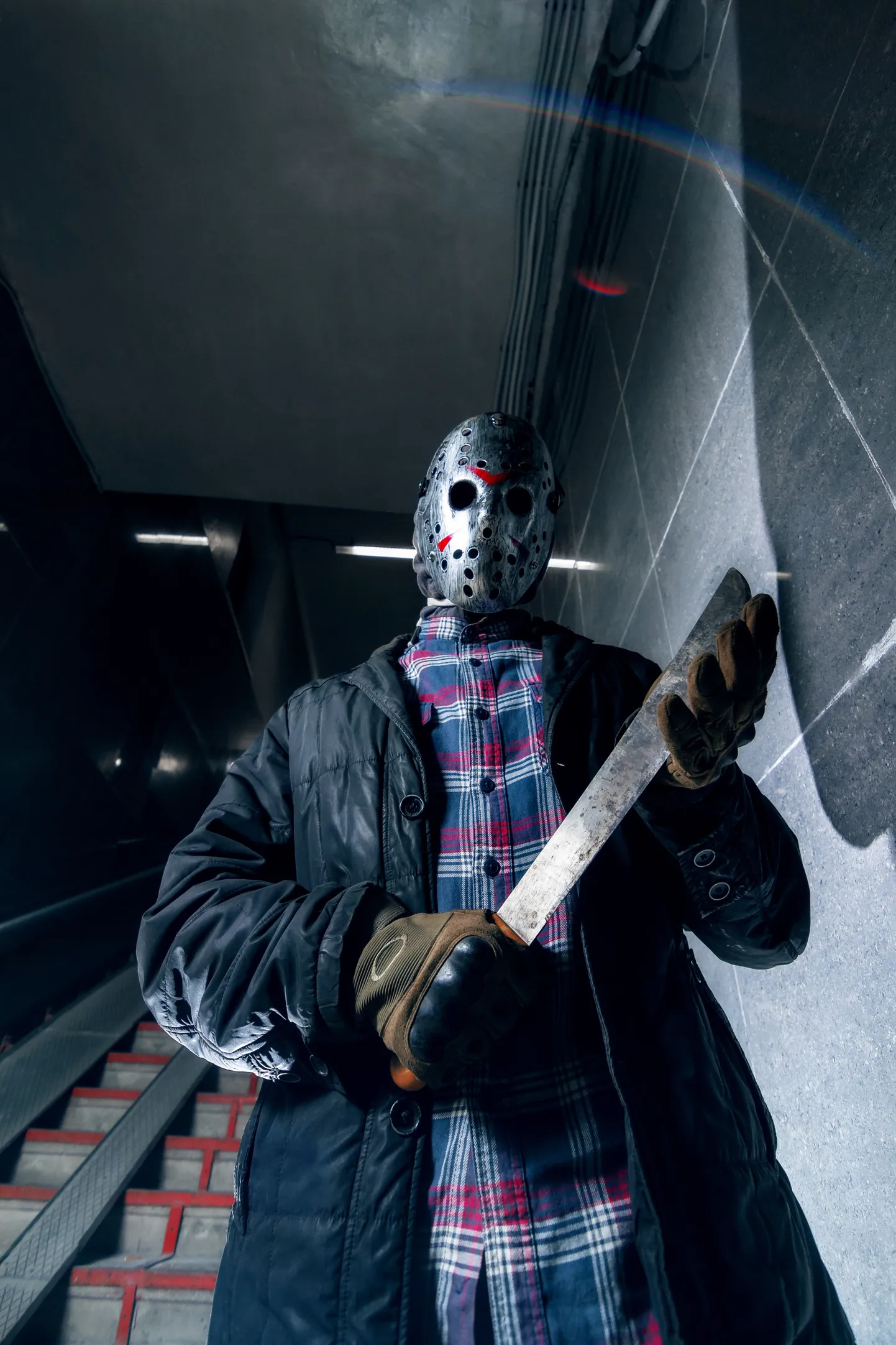Jason Voorhees on väljamõeldud tegelane ja filmisarja «Reede 13» antagonist. Pildil Voorheesiks kehastunu.