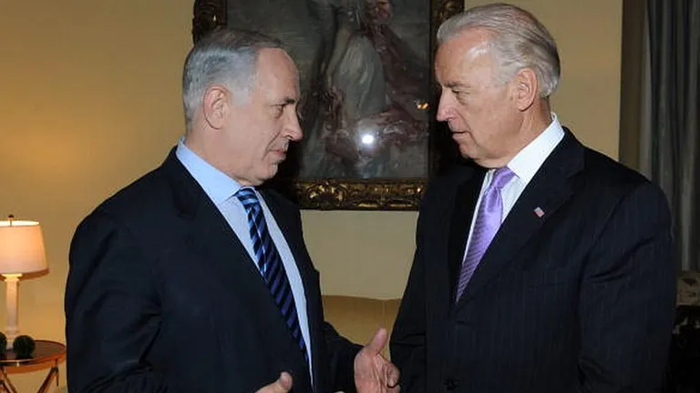 Нетаньяху и Байден.