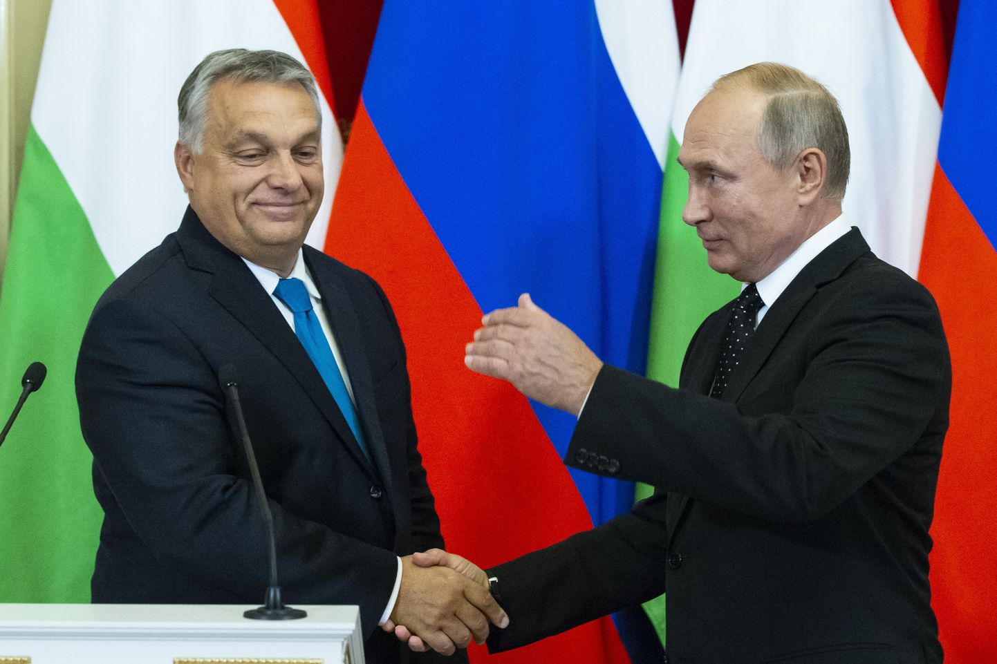 Viktor Orbán ja Vladimir Putin.