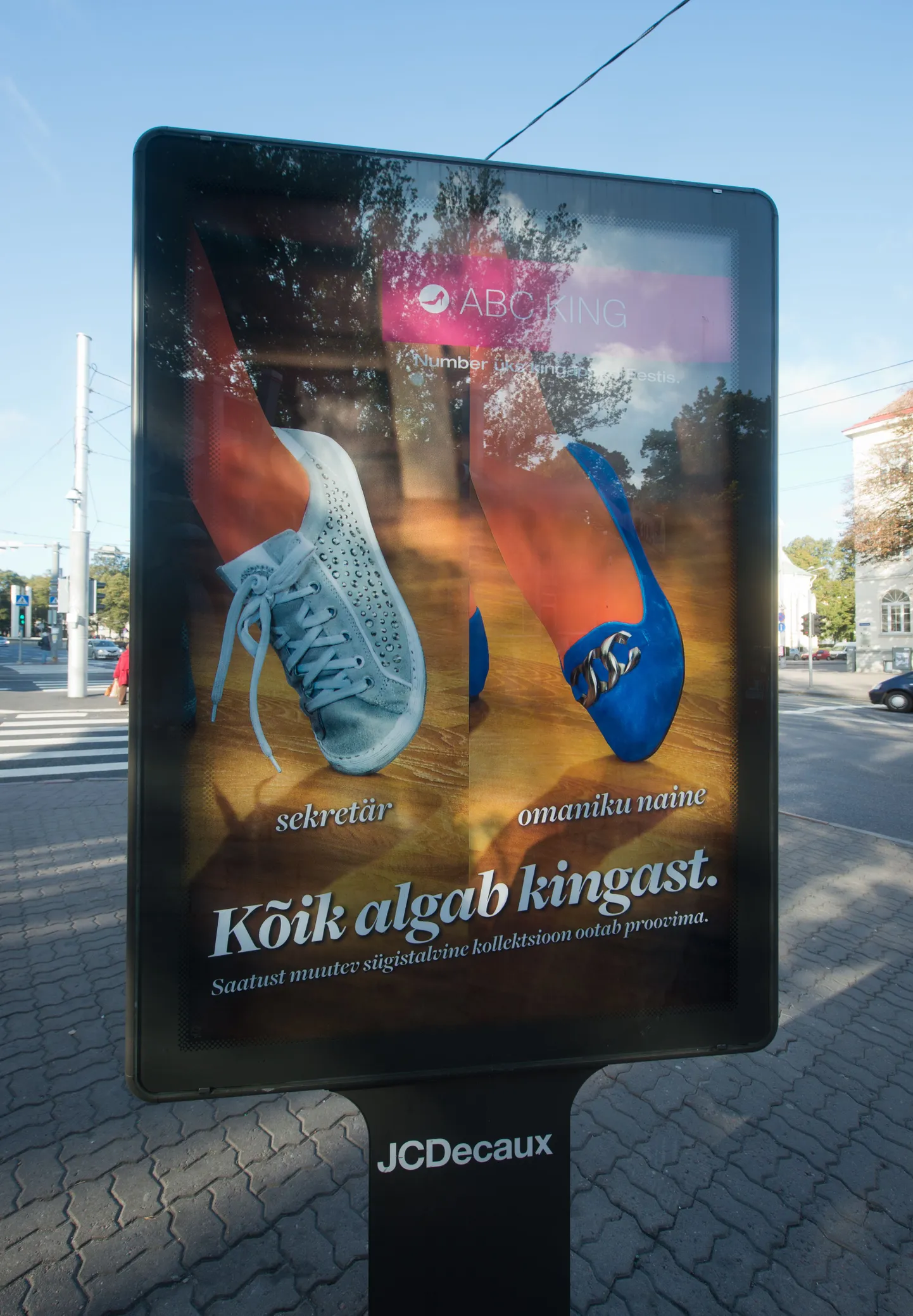 Pahameelt tekitanud kingareklaam