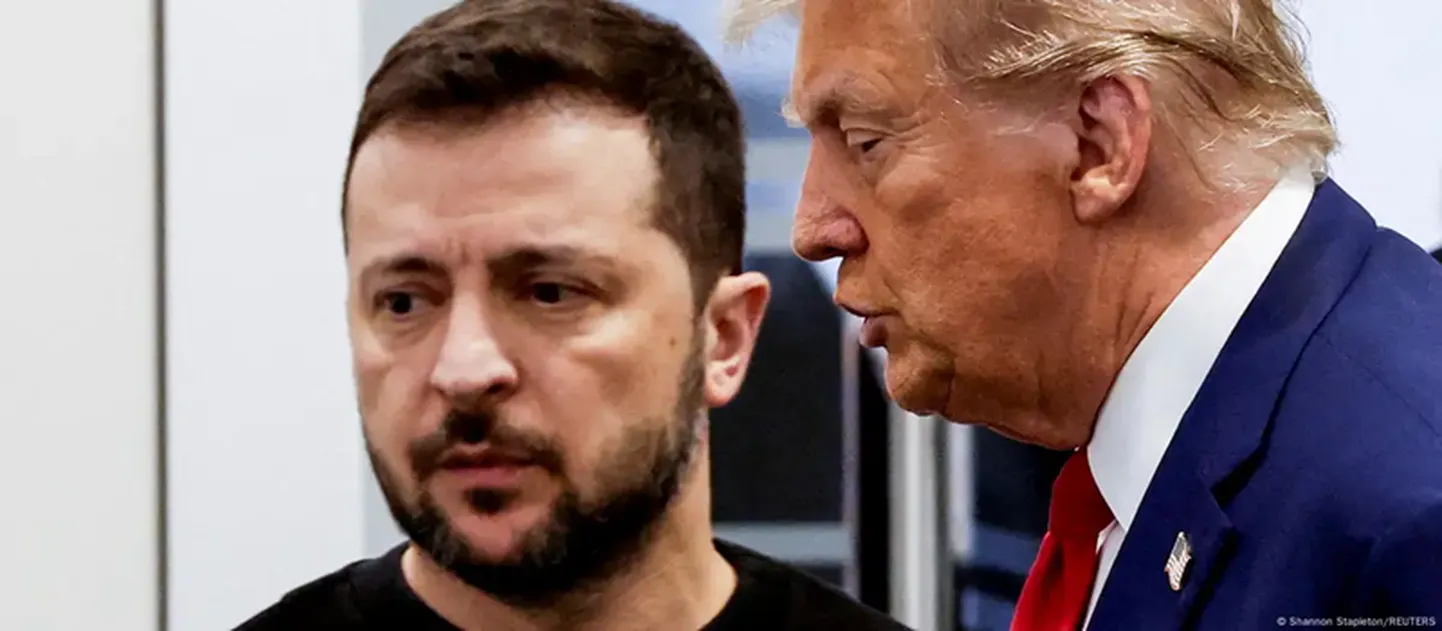Владимир Зеленский и Дональд Трамп, 2024 год