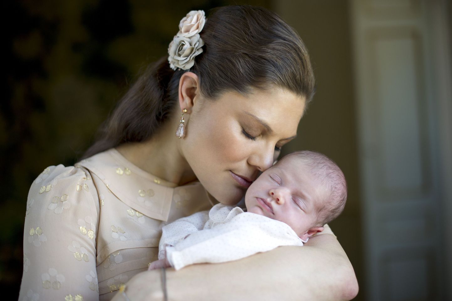 Rootsi kroonprintsess Victoria koos tütar, printsess Estelle´iga