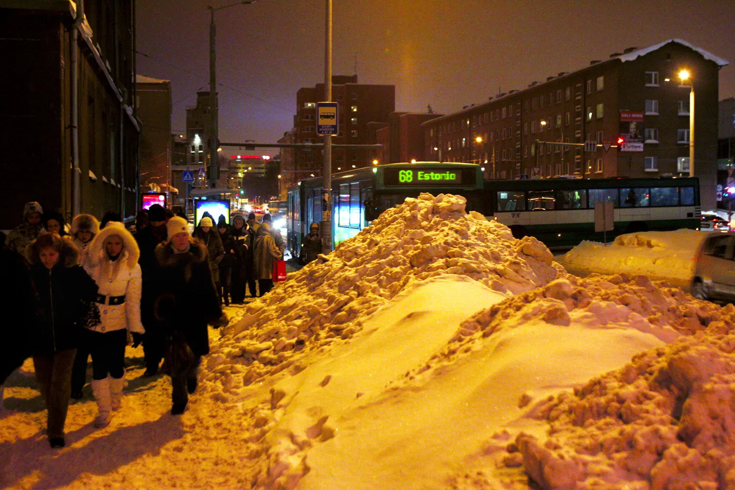 Äravedamata lumi Tallinna kesklinnas.