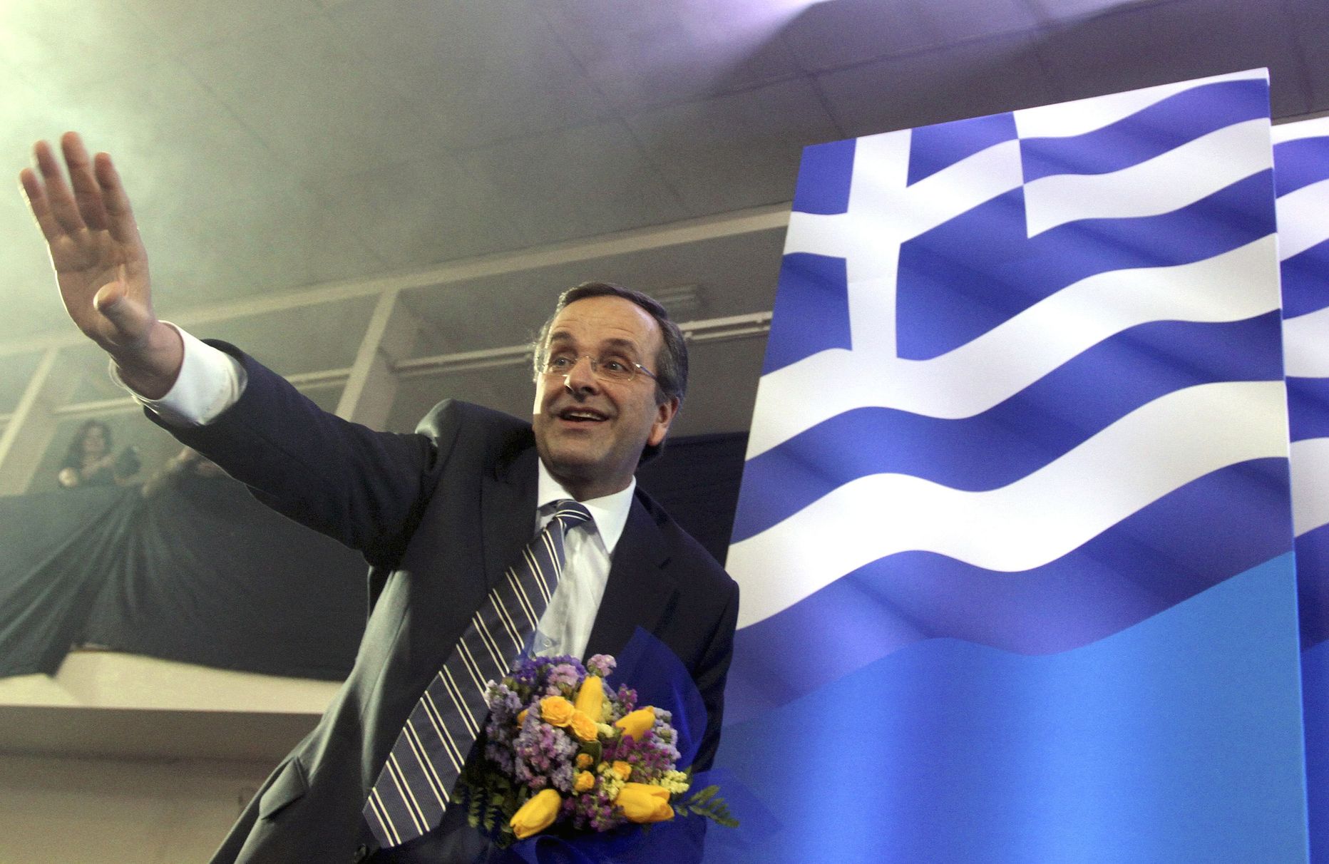 Kreeka konservatiivse erakonna juht Antonis Samaras.