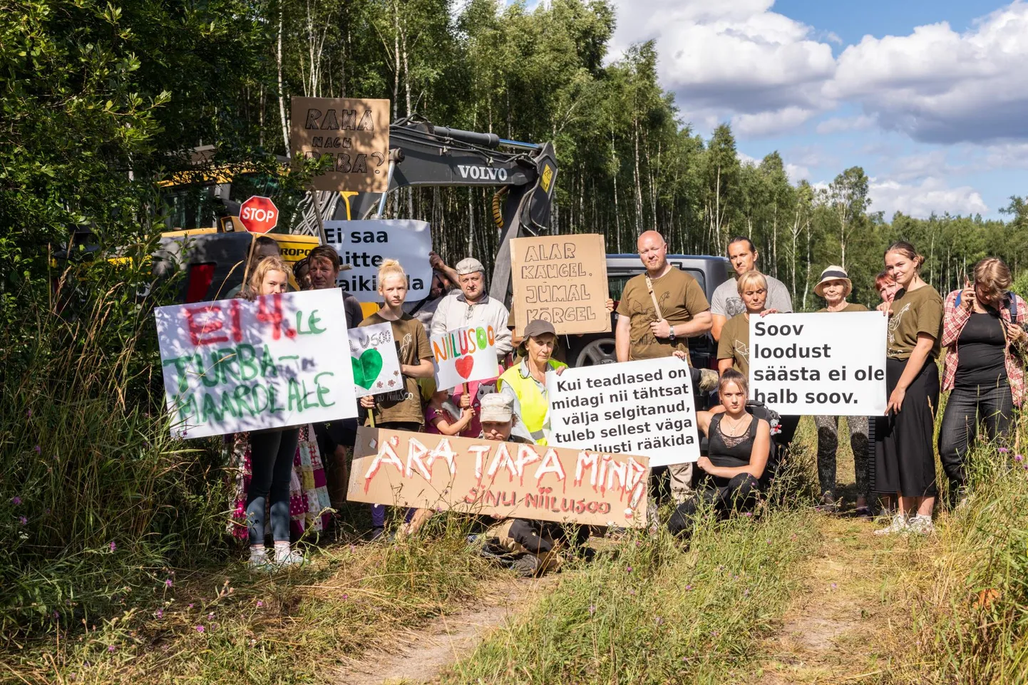 Mittetulundusühing Niilusoo on kaevanduse vastu korraldanud meeleavaldusi ja käinud läbi mitme kohtuastme.