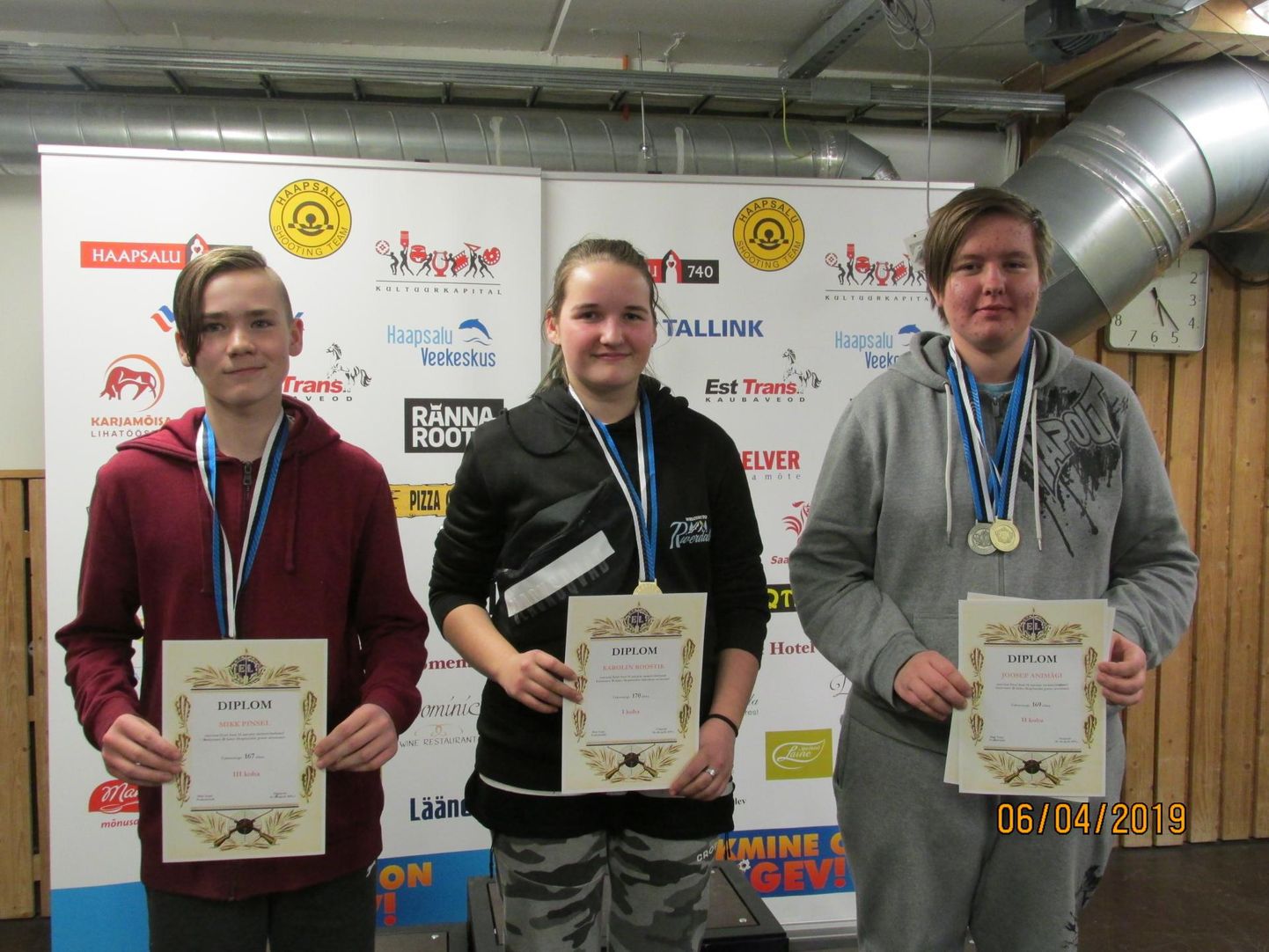Viljandi noored laskjad noppisid neli medalit.