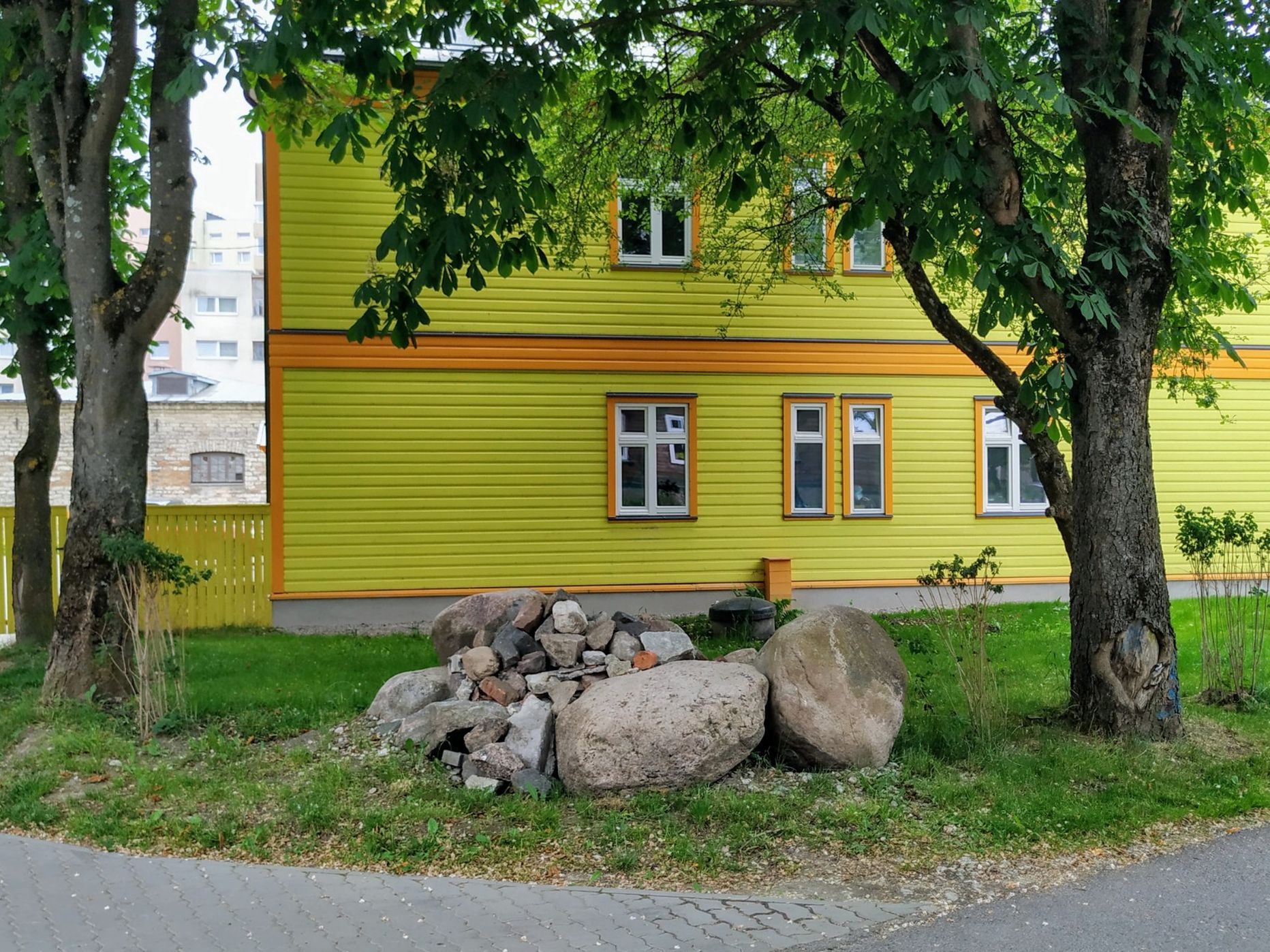 Малоквартирный дом на Ситси в Таллинне. Снимок иллюстративный.