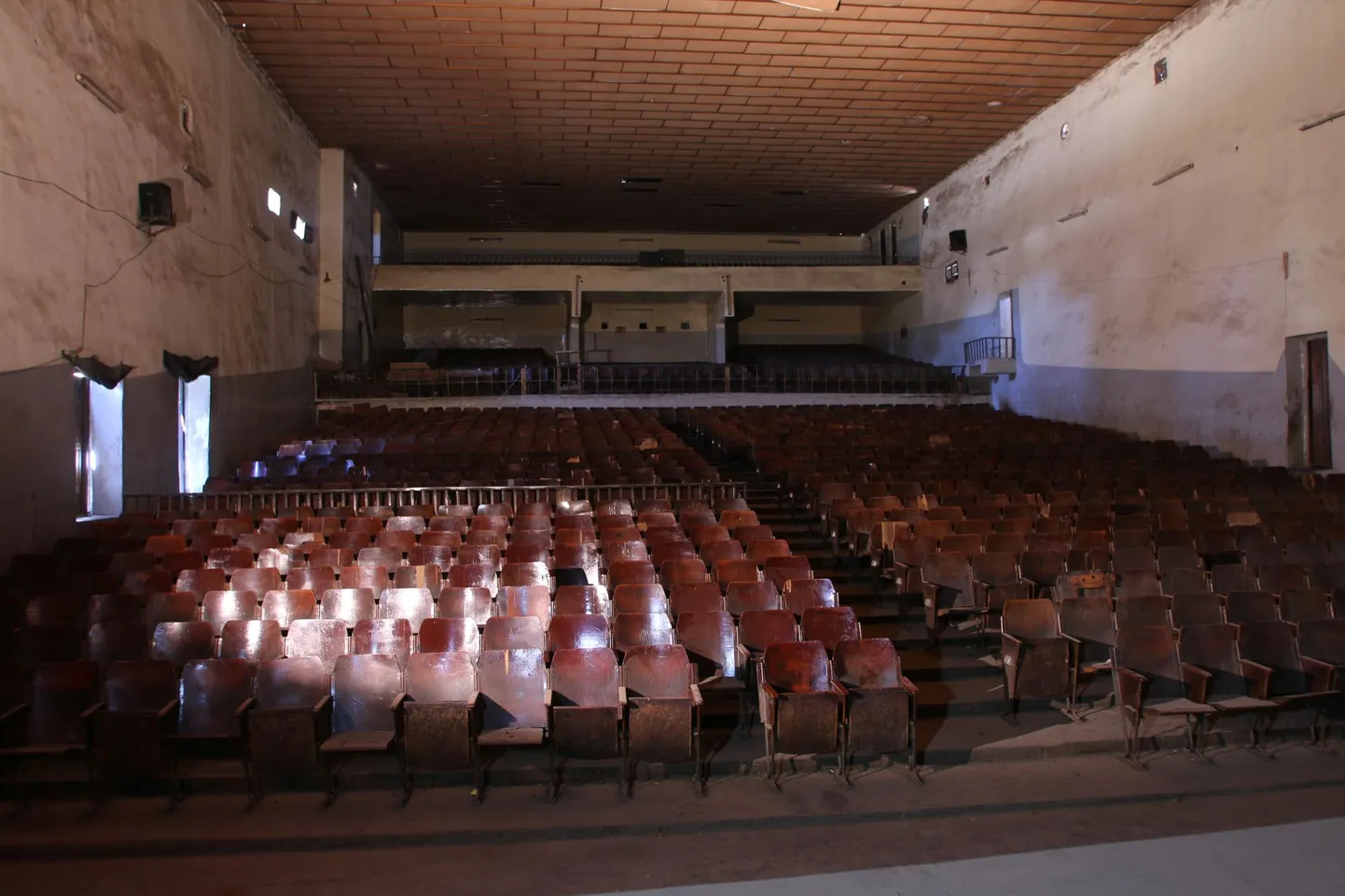 Sanaa linnas asuva Jeemeni viimase kino saal.
