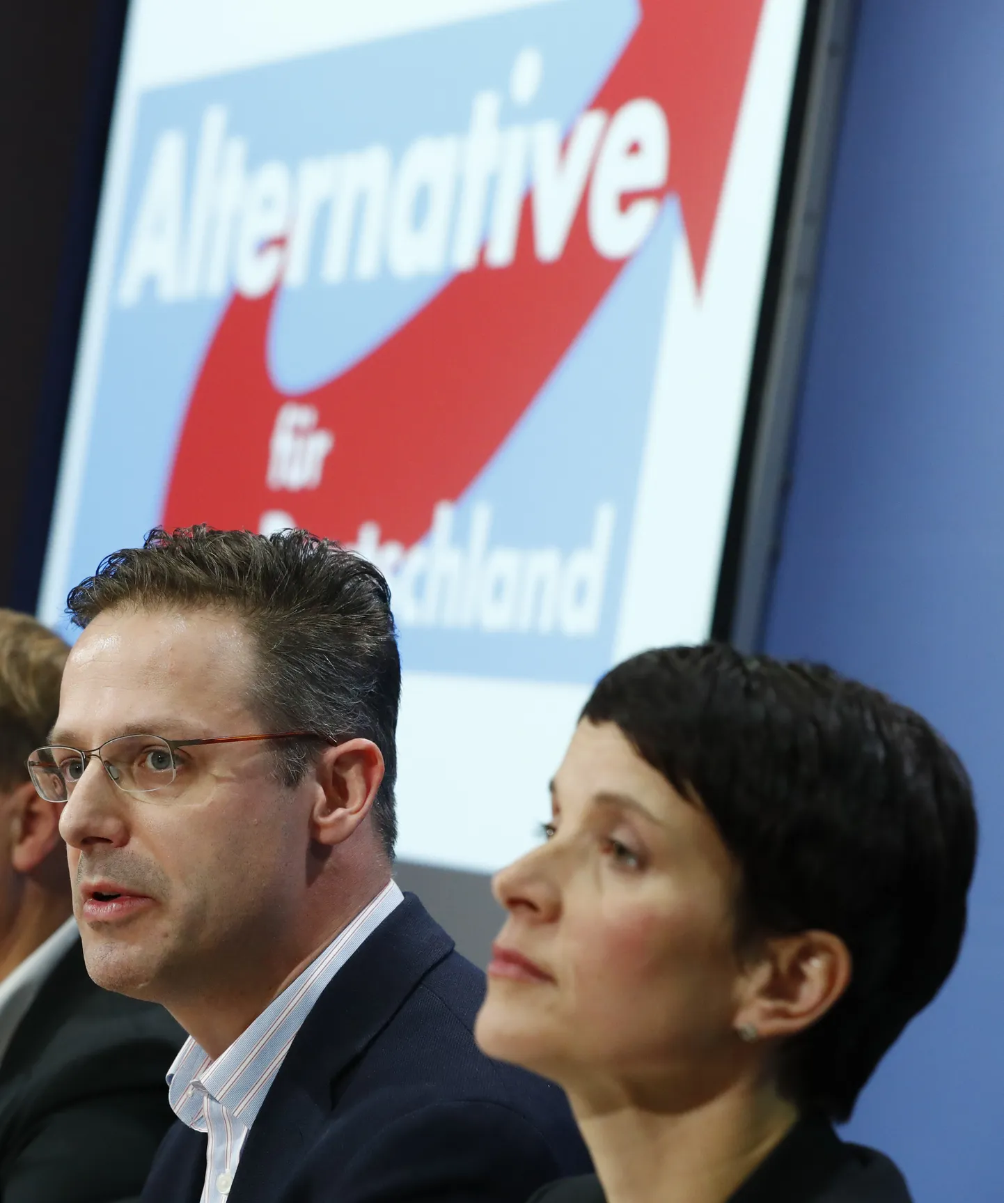 Frauke Petry (ees) ja Marcus Pretzell.