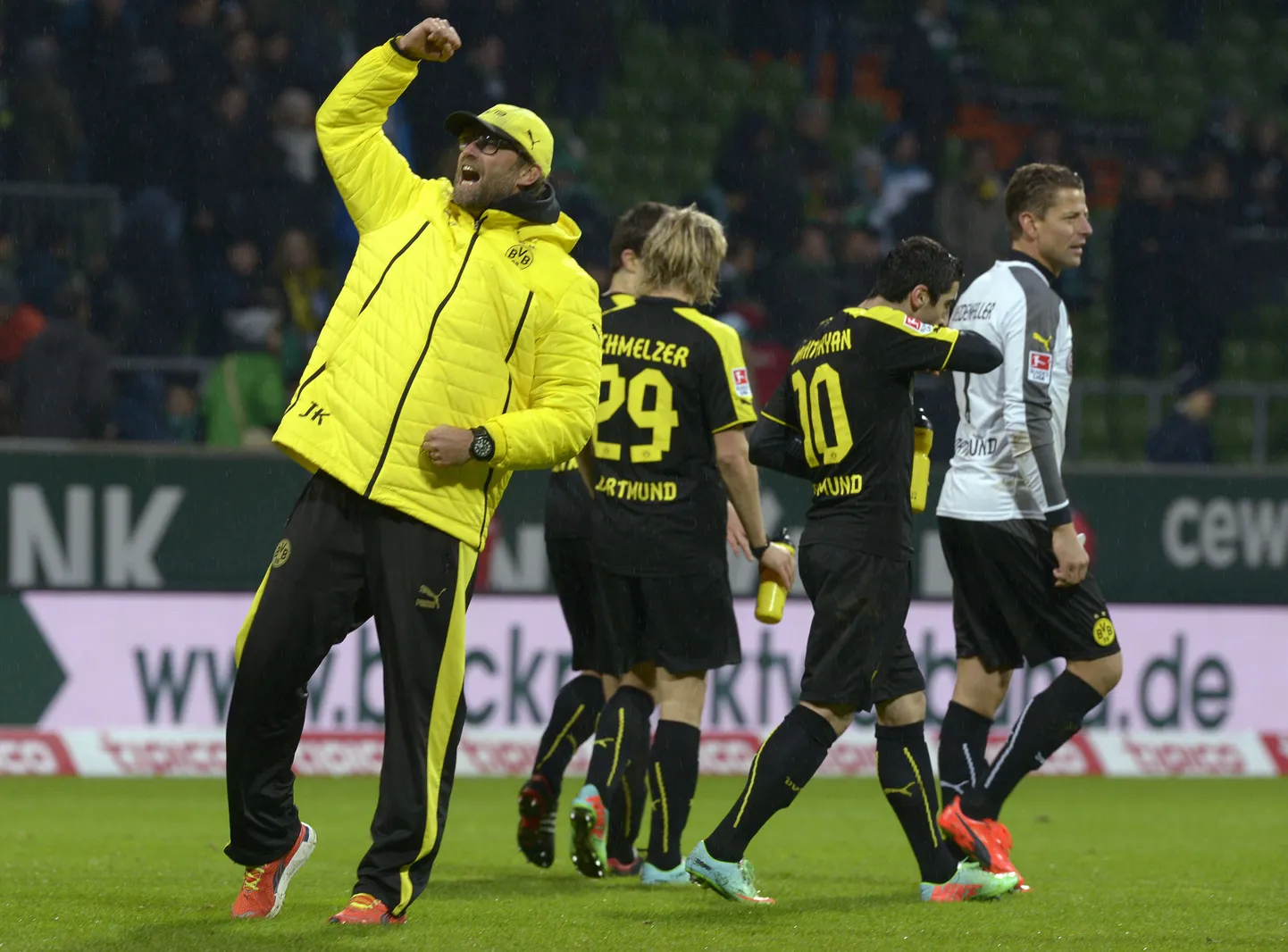 Borussia Dortmund peatreener Jürgen Klopp (vasakul) oli tänase mänguga rahul