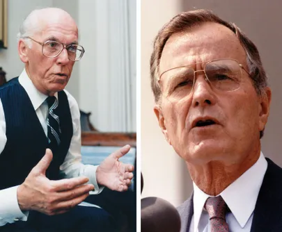 Lennart Meri ja George Bush