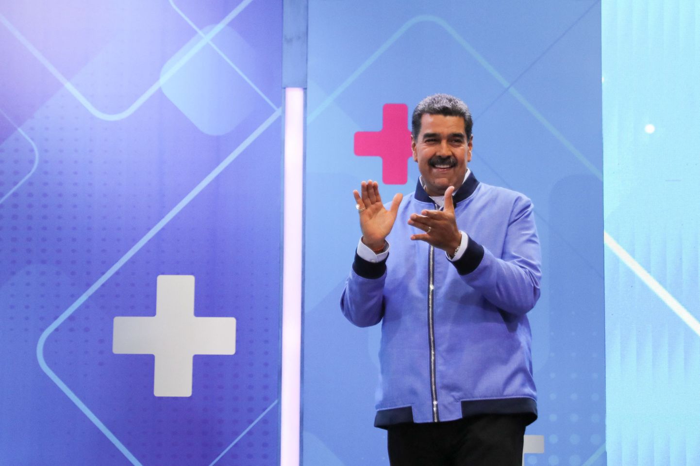 President Nicolás Maduro televisioonis.