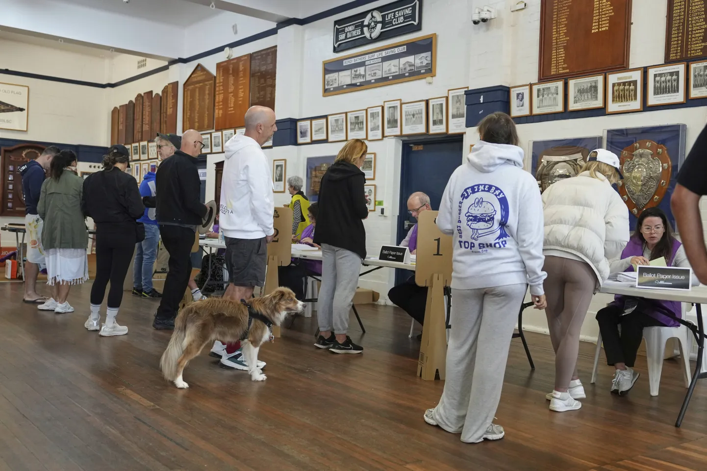 Valijad Austraalias Sydneys Bondi Beachil asuvas valimisjaoskonnas.