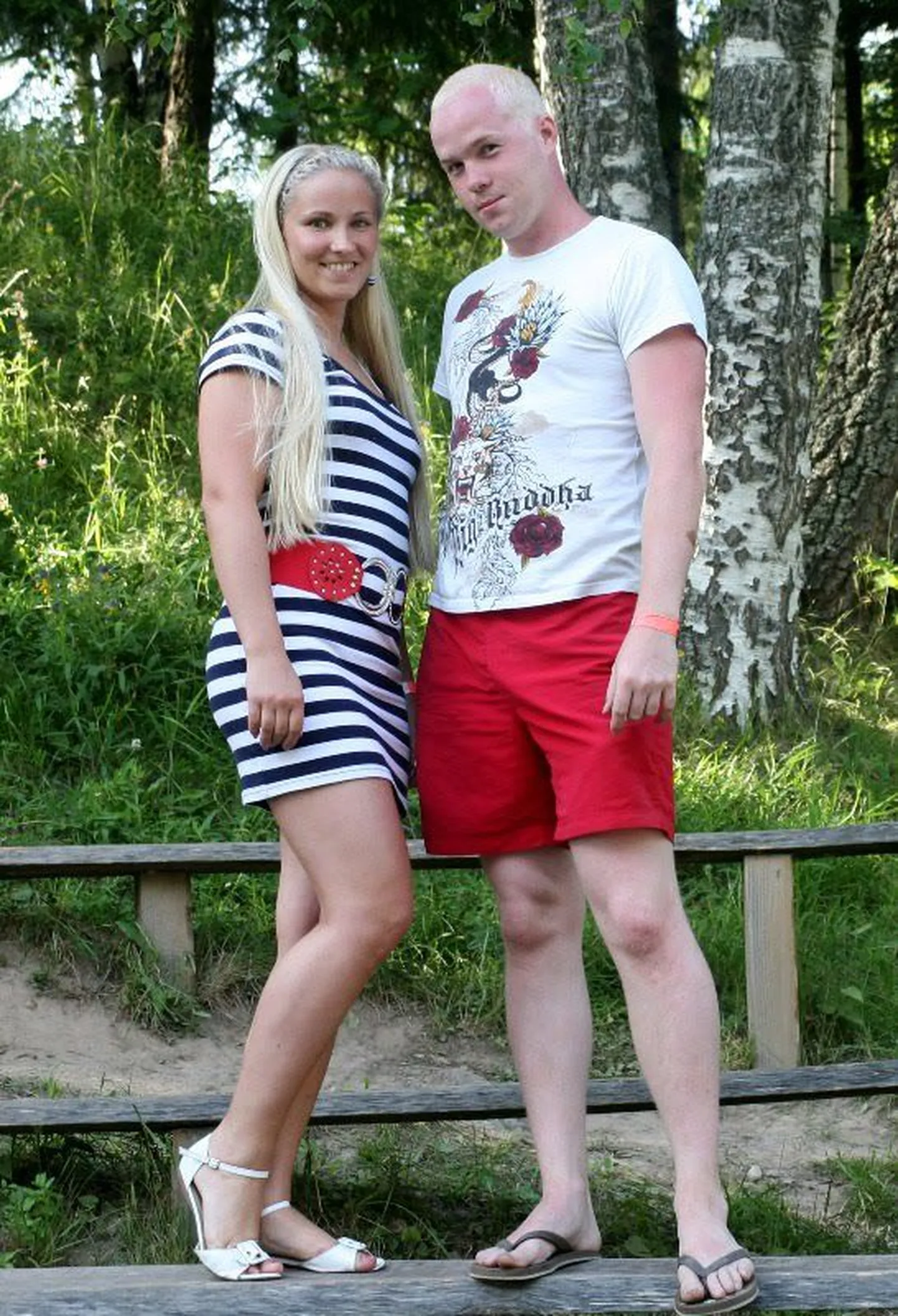 Keserakondlikud suvenoored Katrin Miisna ja Meelis Tomson.