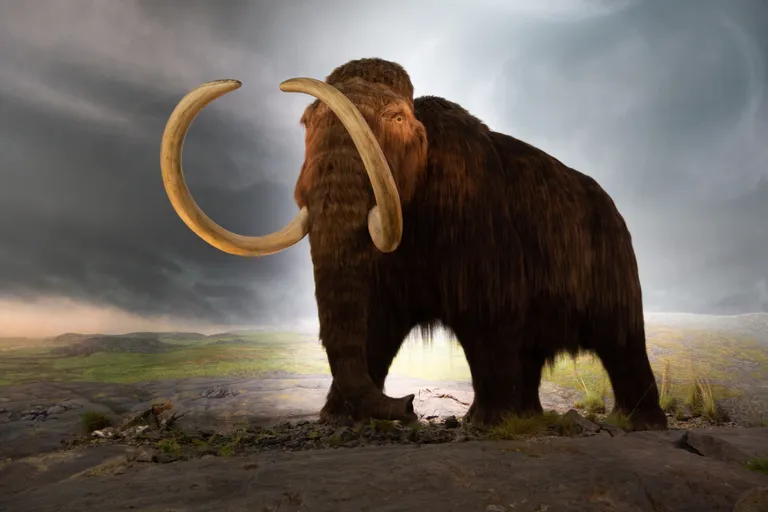 Elusuuruses mammut Royal Victoria muuseumis Kanadas.