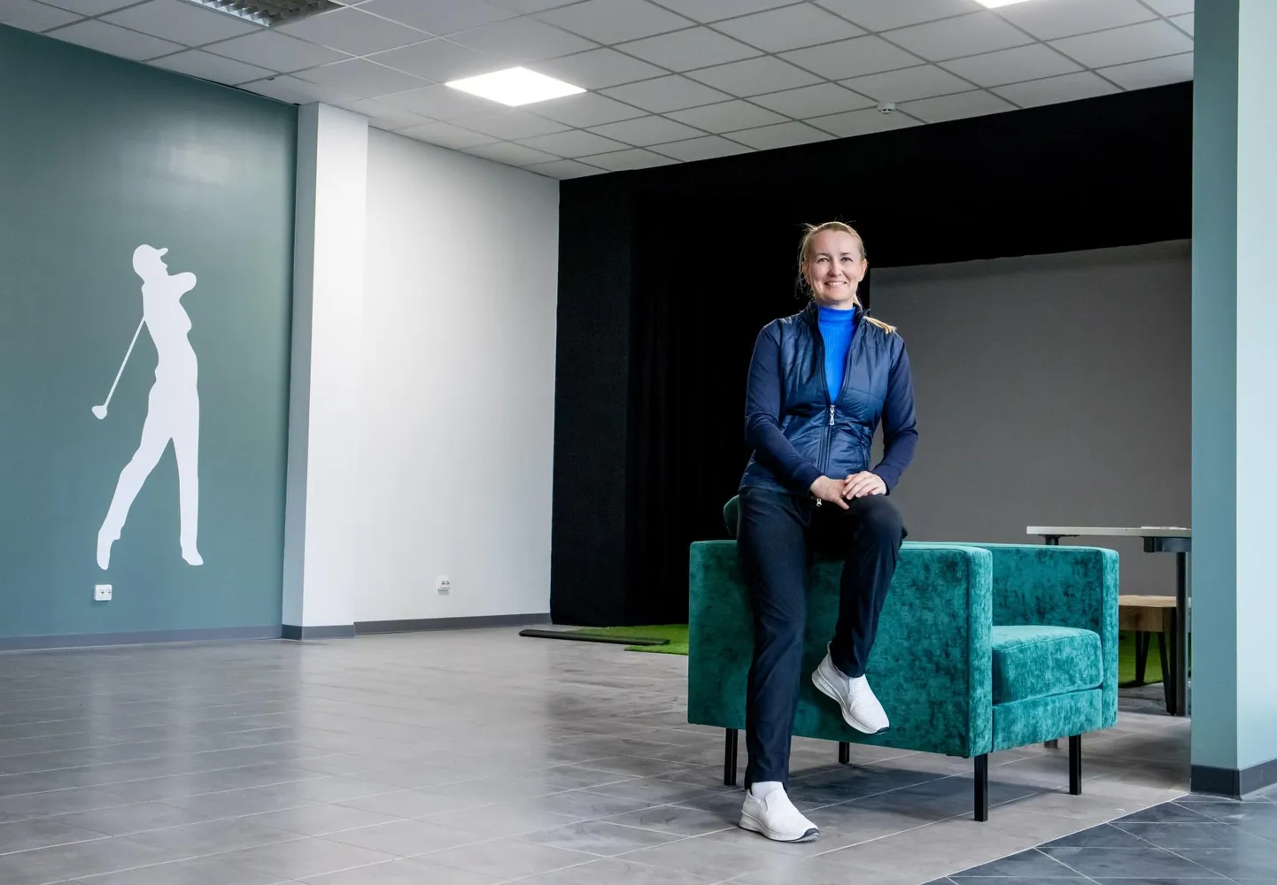 Sisegolfikeskuse eestvedaja Gerly Aidla ütles, et kuigi praegu on  ruumid veel suhteliselt tühjad, siis loodab ta keskuse avada juba järgmise kuu lõpus.