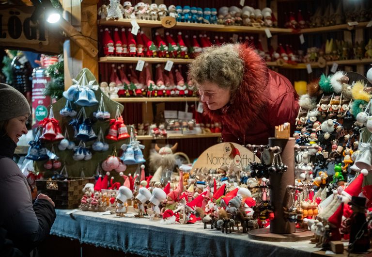 Рождественский рынок в Таллинне.