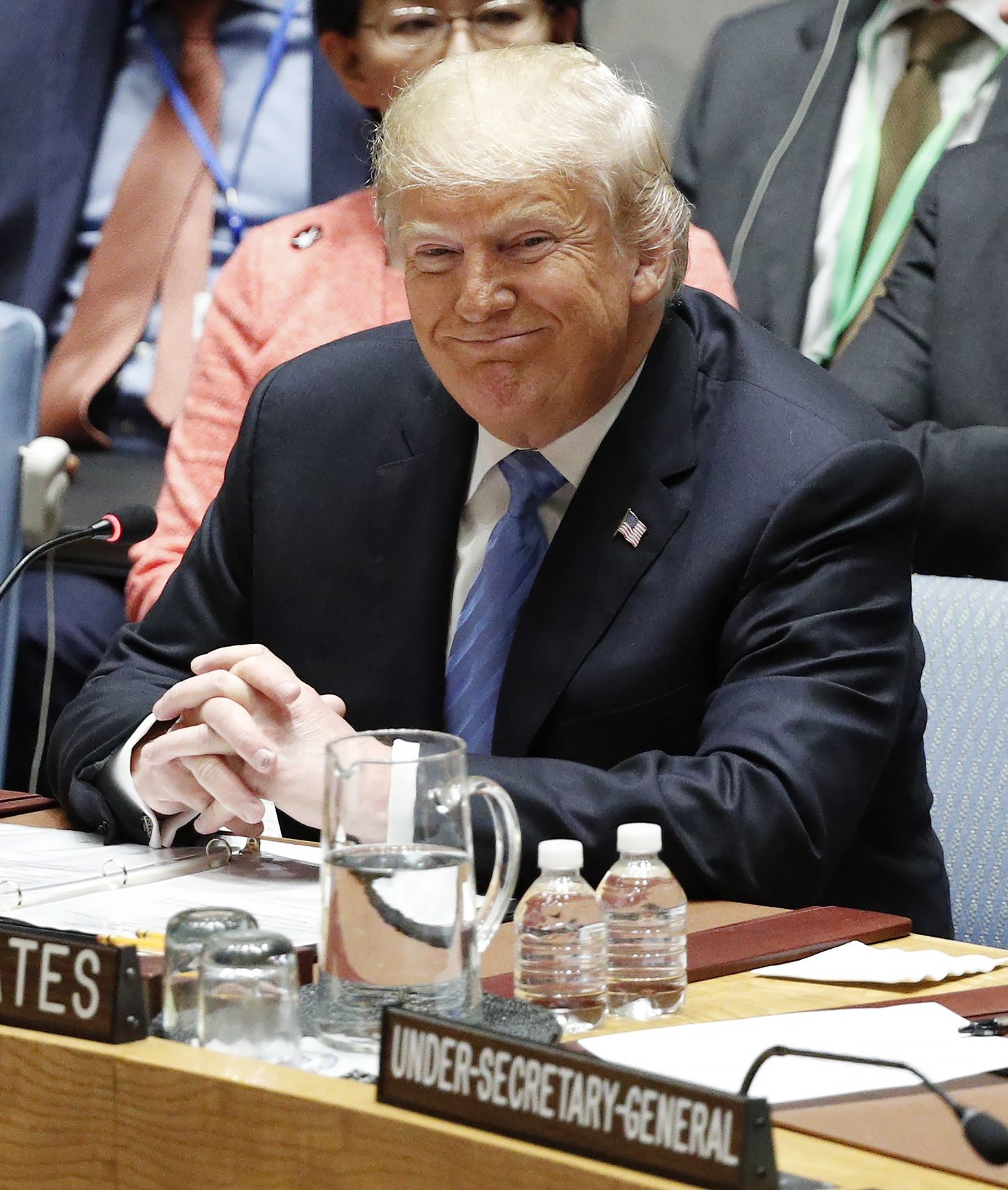Ameerika Ühendriikide president Donald Trump ÜRO Peaassambleel New Yorgis.