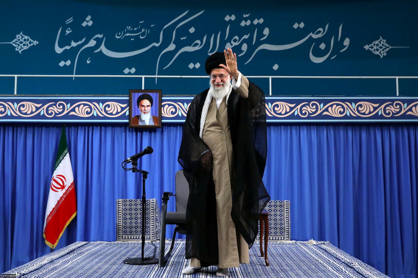 Iraani kõrgeim juht ajatolla Ali Khamenei esines täna Teheranis kõnega.