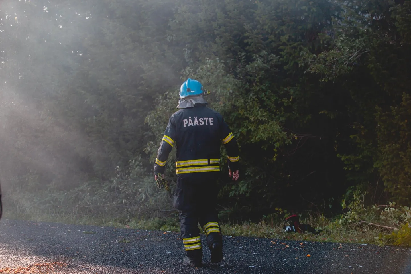 Päästjad käisid põlevat boilerit kustutamas.