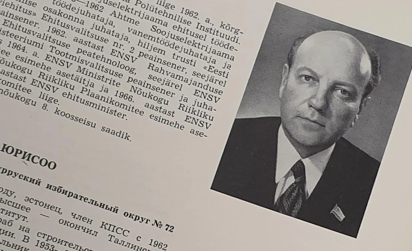 Pärnumaalt pärit Uno Jürisoo pidas ministriametit koguni kaheksa aastat, mis oli üsna tavatu.