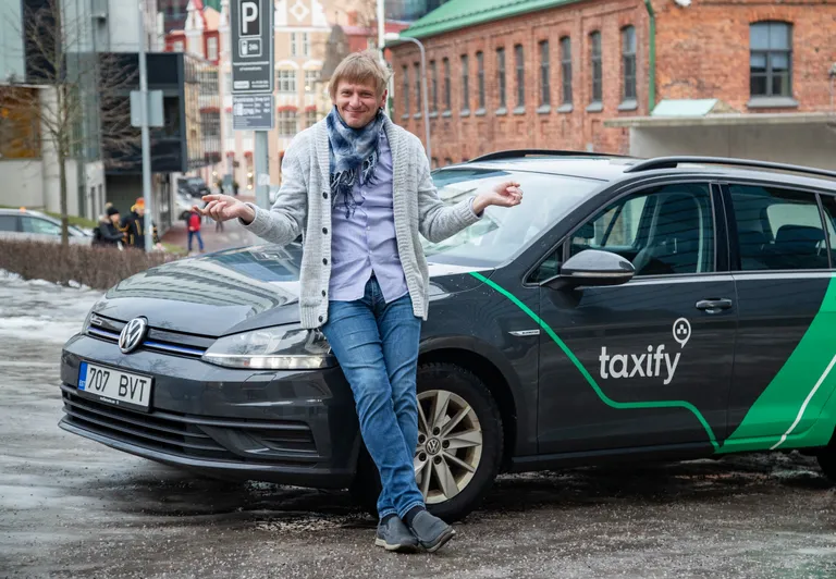 Taxify autojuht Toomas Ojasu.
