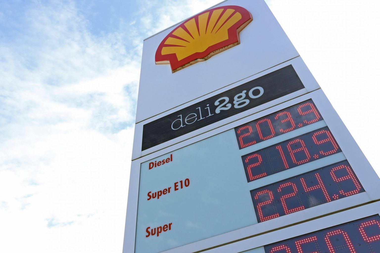 Kütusehinnad Shelli tanklas 31. mail.
