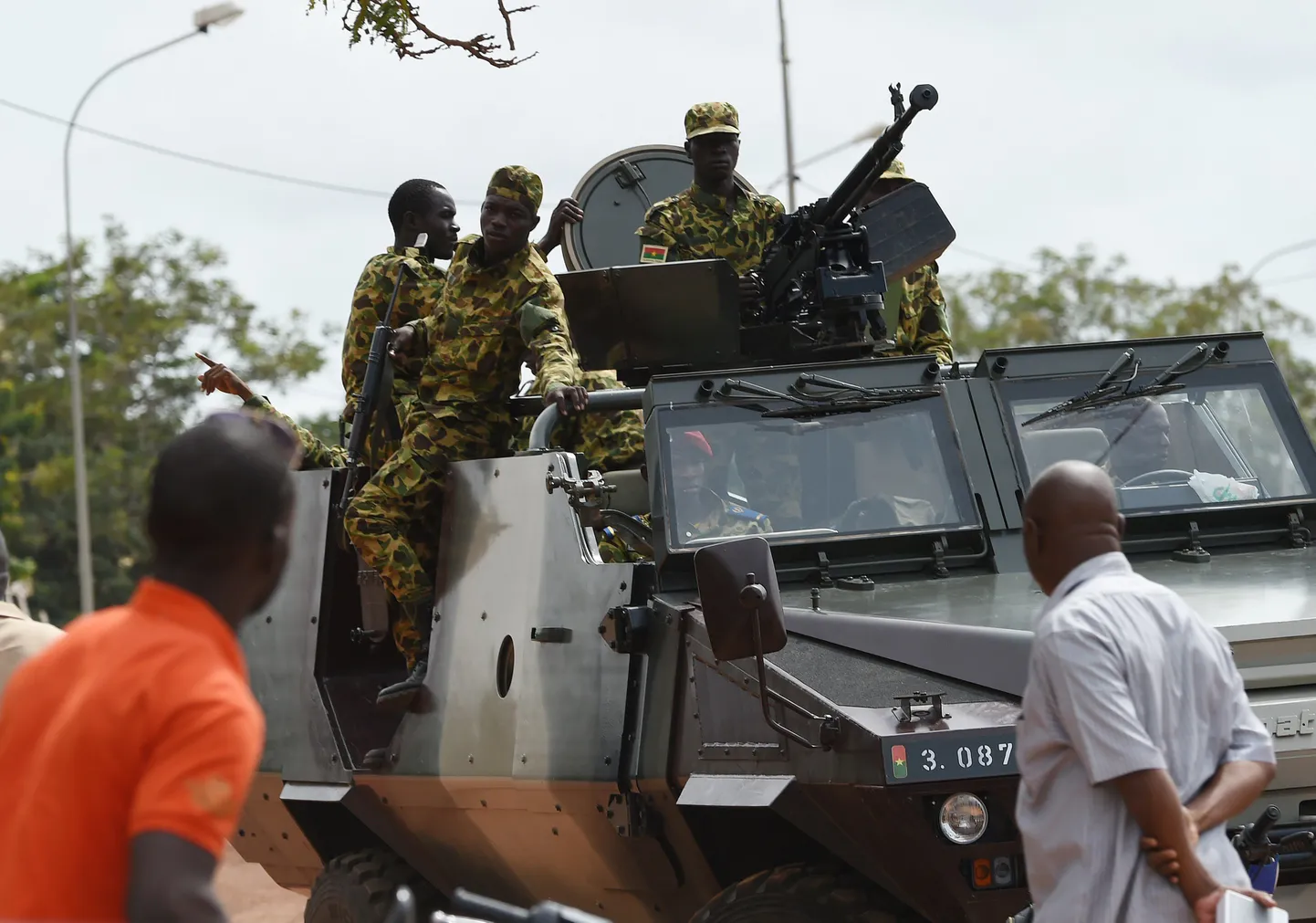 Burkina Faso sõdurid.